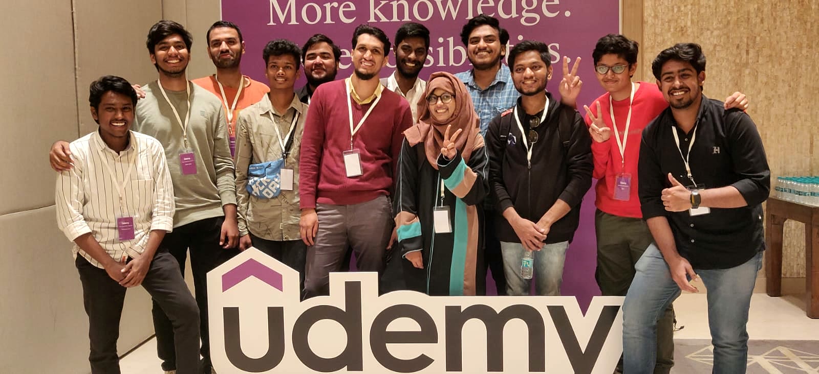 Community organisers gathered together at a conference